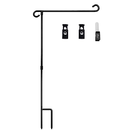 Optifit Flag Stand with 1 Clip & 2 Anti-Wind Clips for House Flags, Decorative Flags, Yard Flags, Seasonal Flags, Metal Garden Flag Stand-Holder-Pole for Diwali, Festivals Flag Optifit Flag Stand with 1 Clip & 2 Anti-Wind Clips for House Flags, Decorative Flags, Yard Flags, Seasonal Flags, Metal Garden Flag Stand-Holder-Pole for Diwali, Festivals Flag